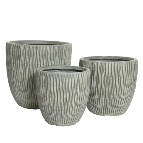 SET 3 VASI JAMES H43 GREY